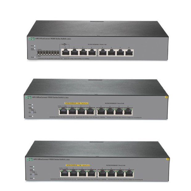 HPE OﬀiceConnect 1920S Switch Series - Key features