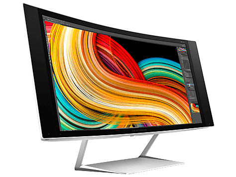 HP Z Display Z34c 34-inch Curved Monitor - Immerse yourself and breathe easy